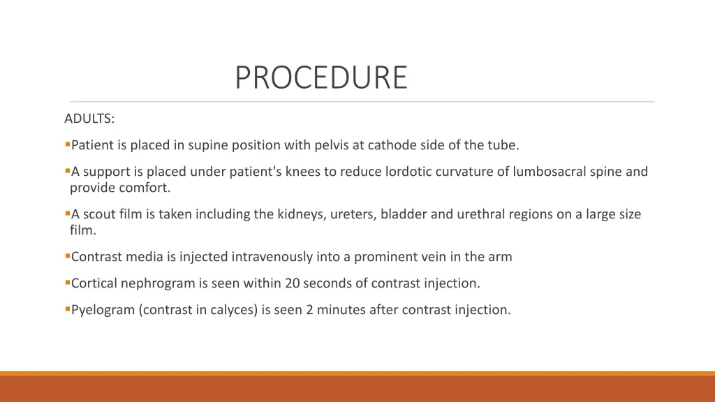procedure