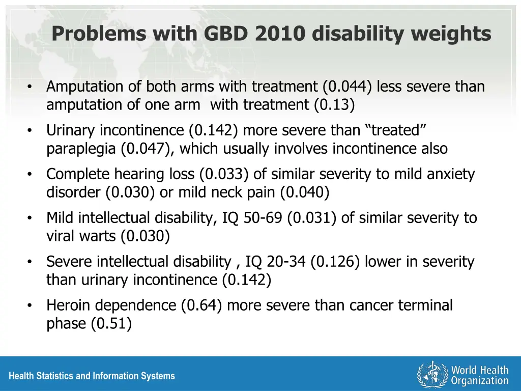 problems with gbd 2010 disability weights