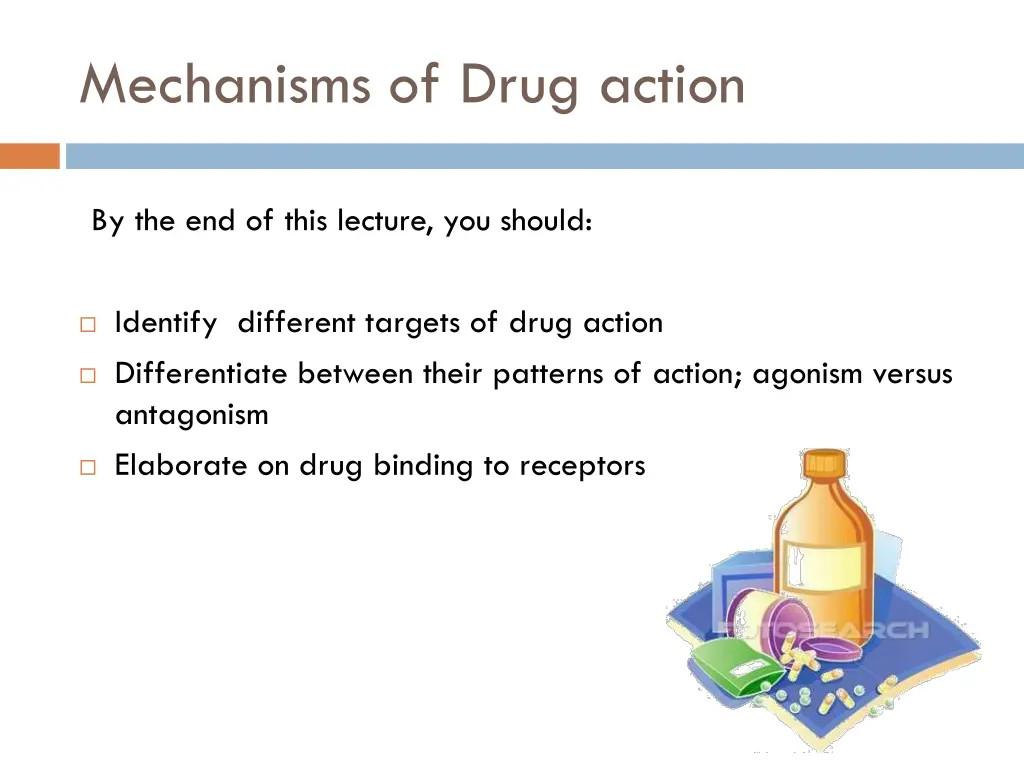 mechanisms of drug action