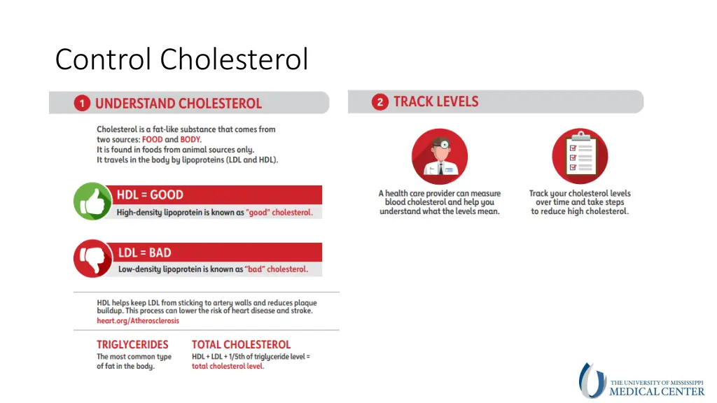 control cholesterol