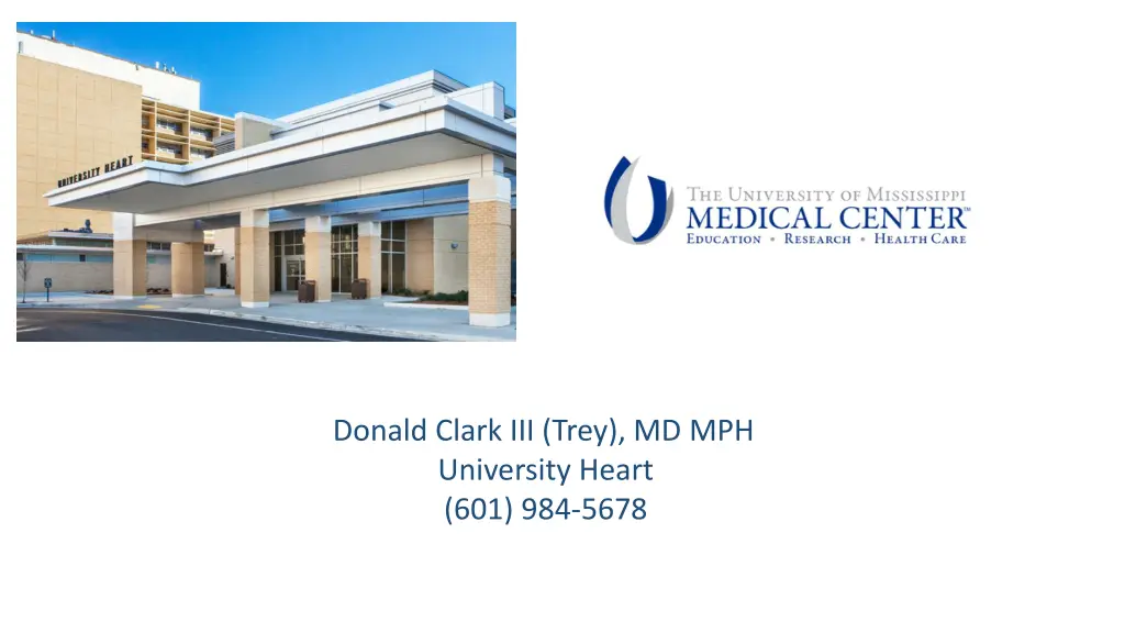 donald clark iii trey md mph university heart