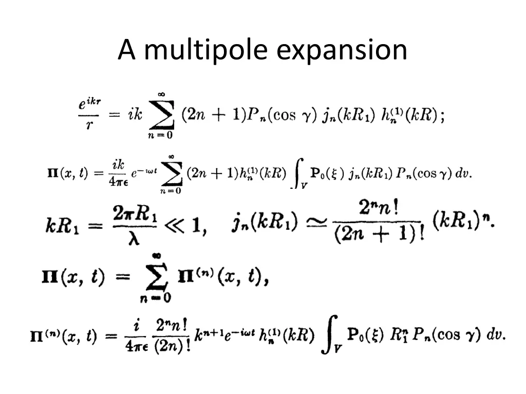 a multipole expansion