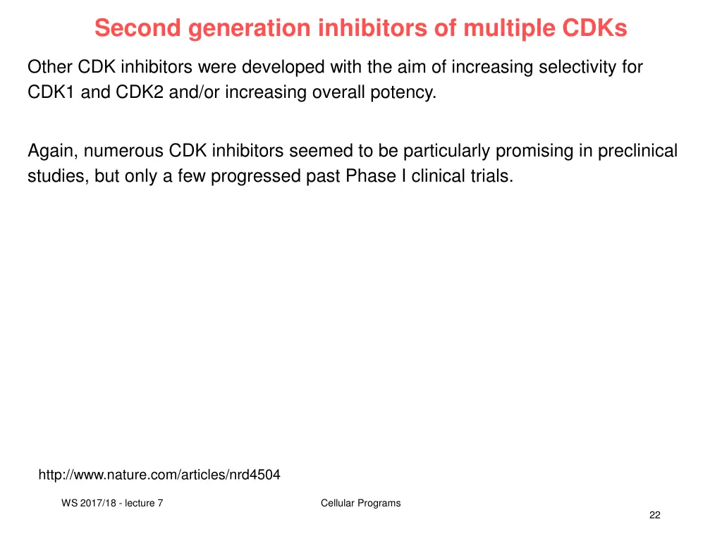 second generation inhibitors of multiple cdks