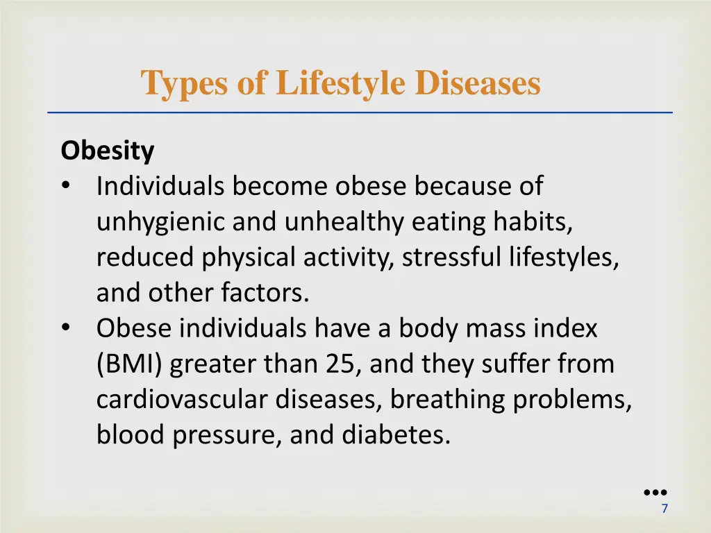 types of lifestyle diseases 1