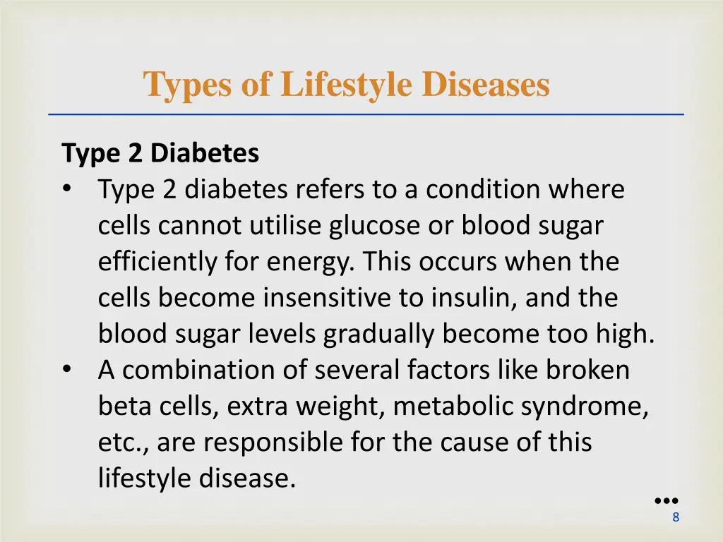 types of lifestyle diseases 2