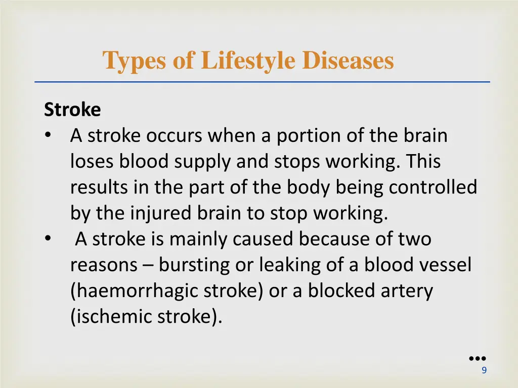 types of lifestyle diseases 3