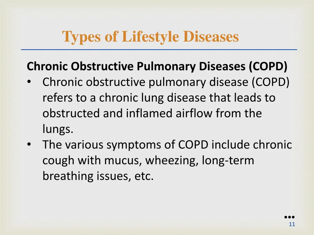 types of lifestyle diseases 5