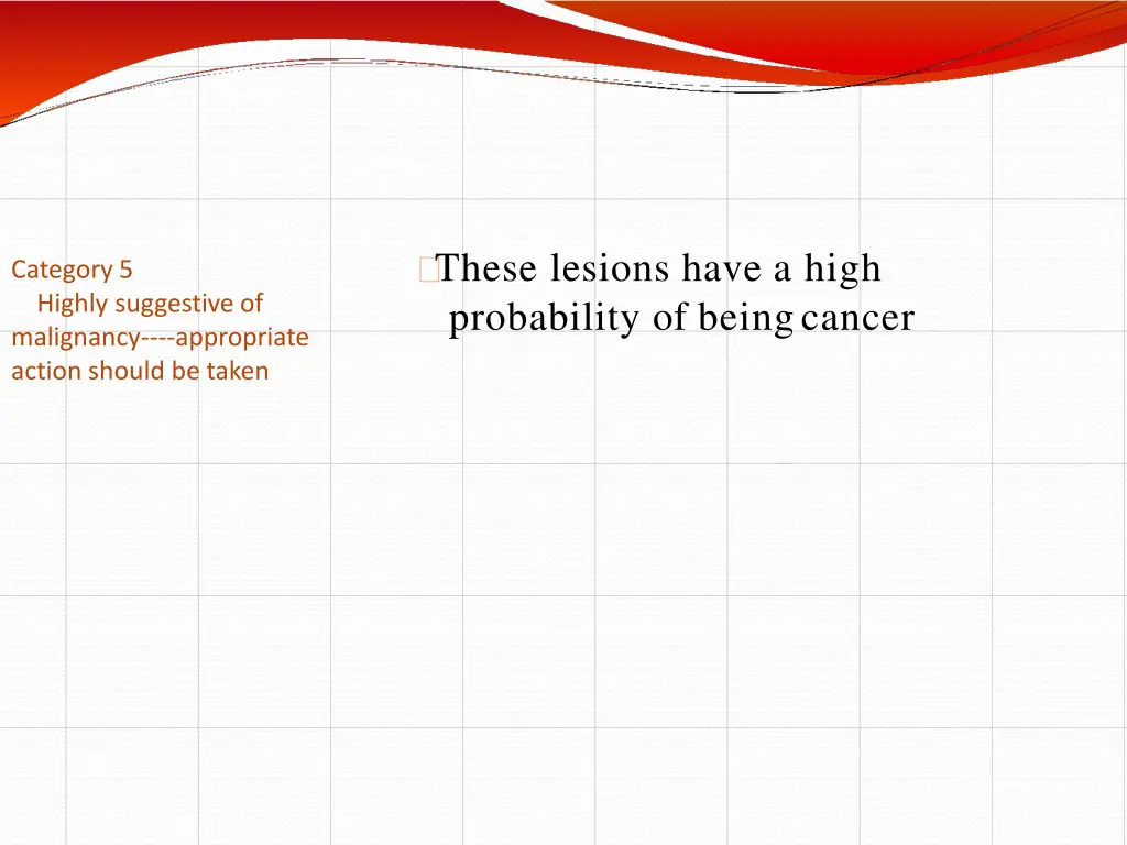 these lesions have a high probability of being