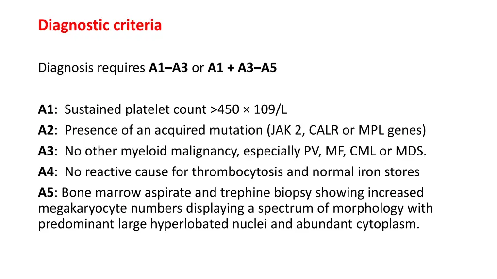 diagnostic criteria