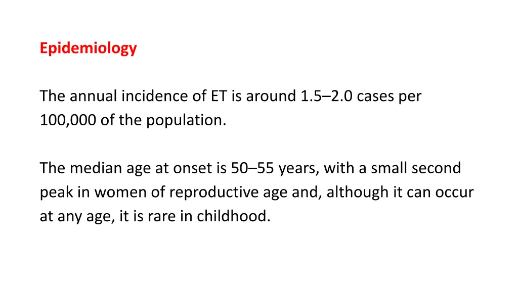 epidemiology 1