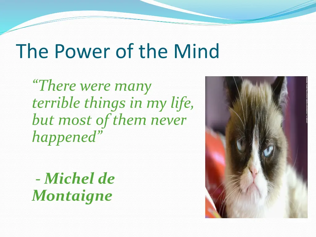 the power of the mind