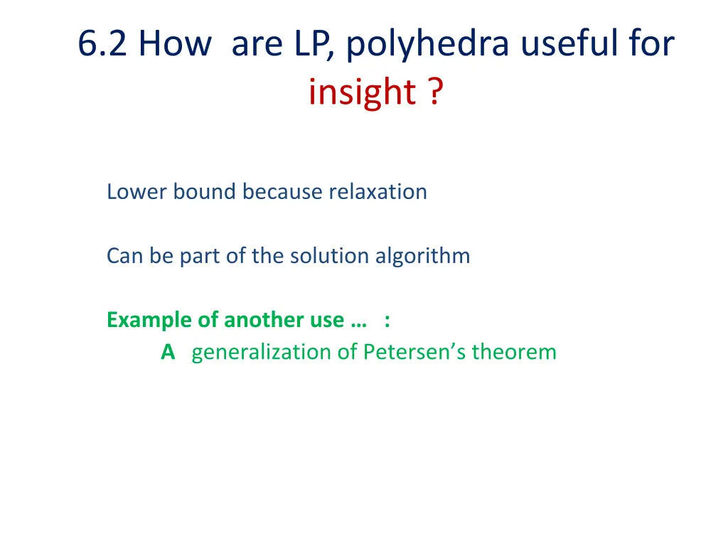 6 2 how are lp polyhedra useful for insight
