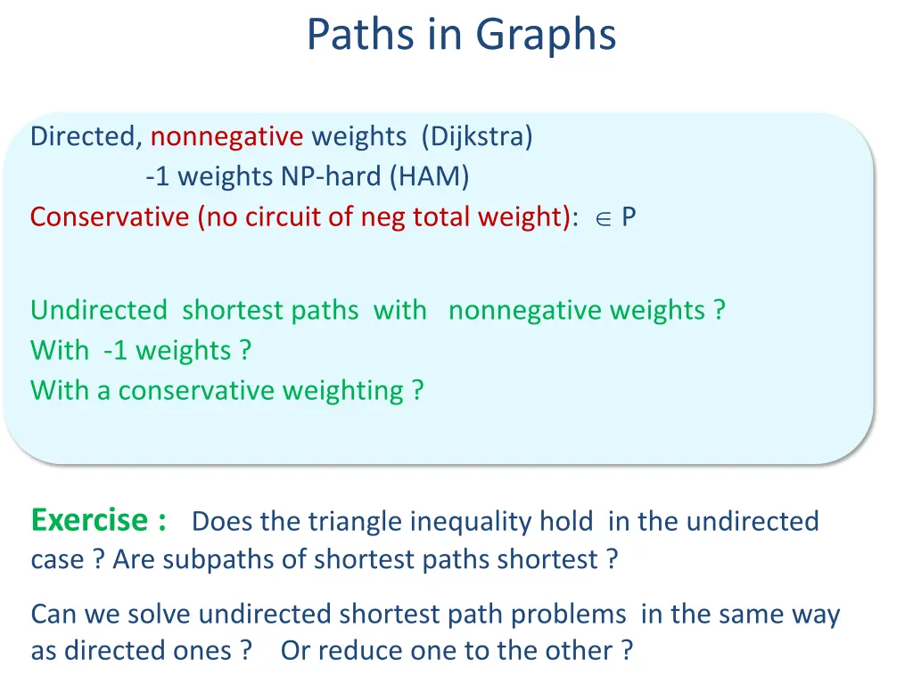paths in graphs