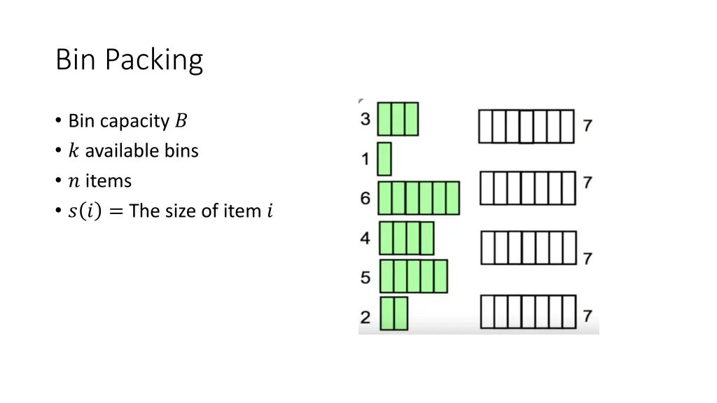 bin packing