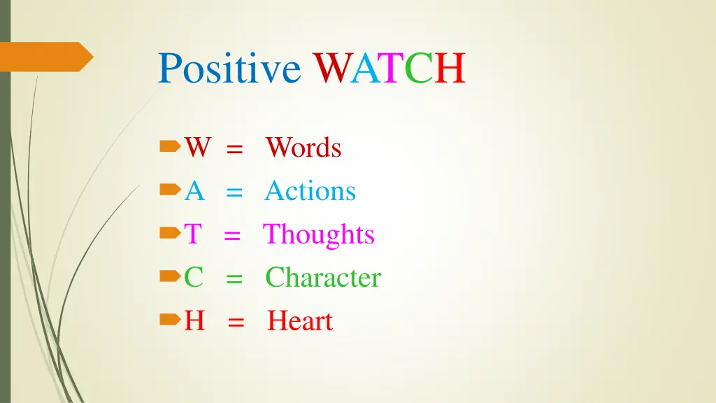 positive watch