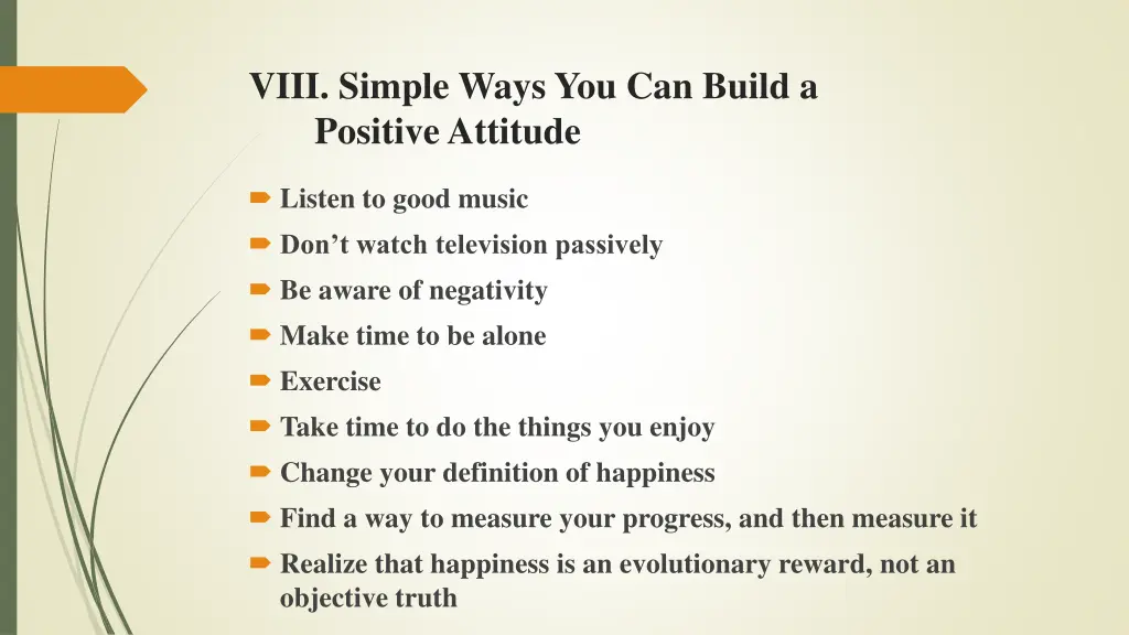viii simple ways you can build a positive attitude