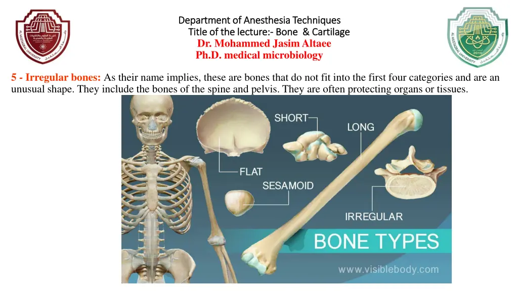 department of anesthesia techniques department 4
