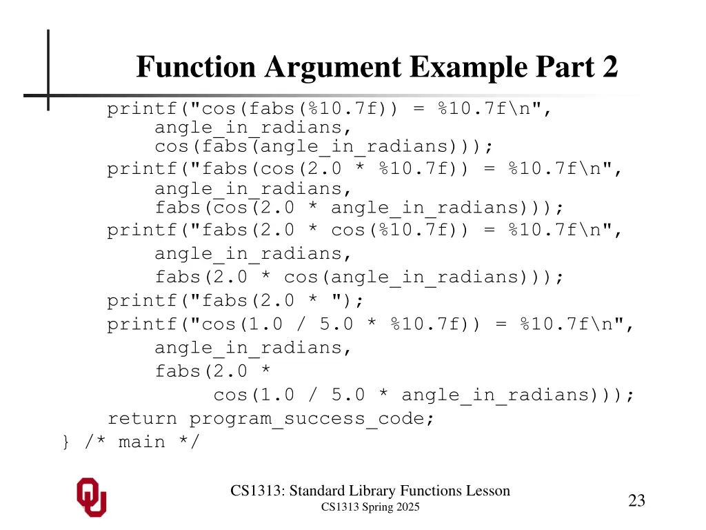 function argument example part 2