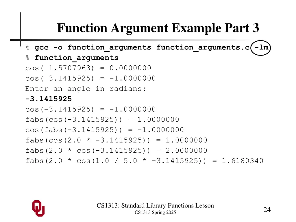 function argument example part 3
