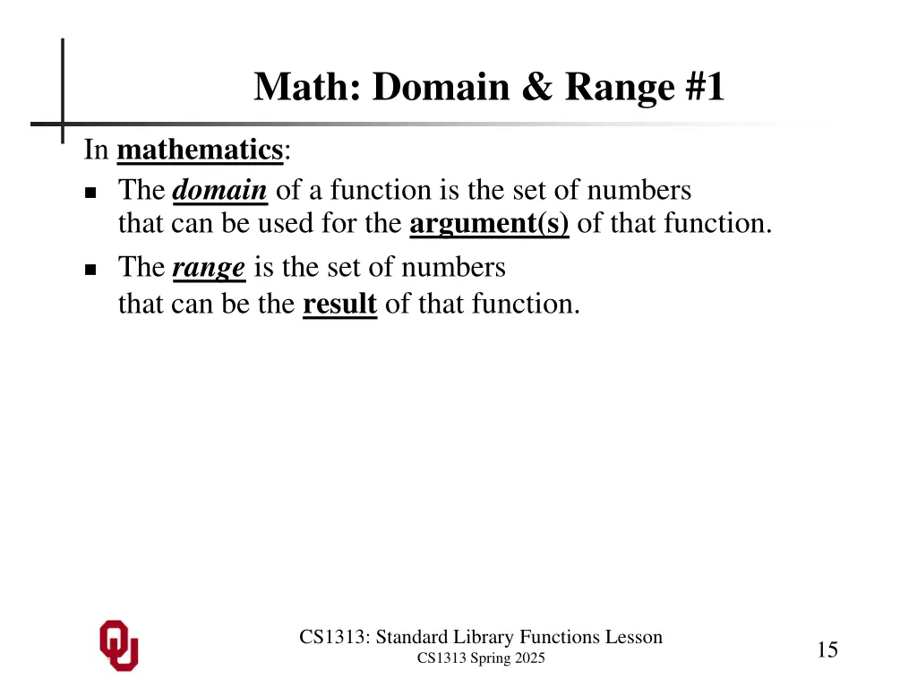 math domain range 1