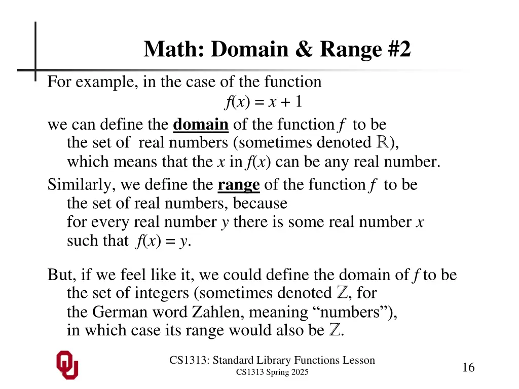 math domain range 2