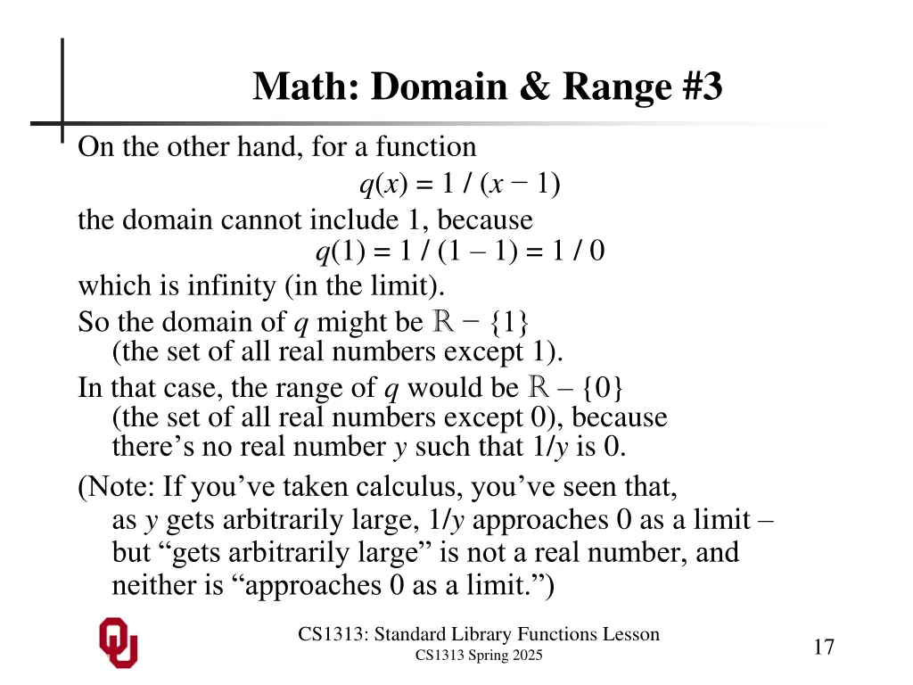 math domain range 3