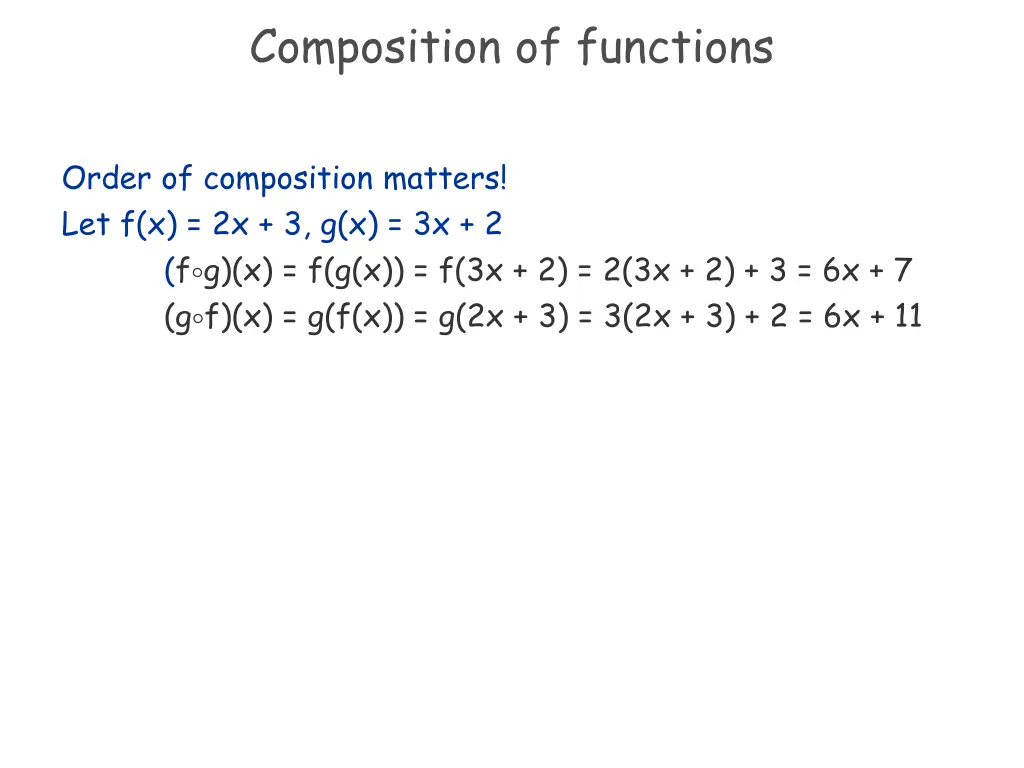 composition of functions 1