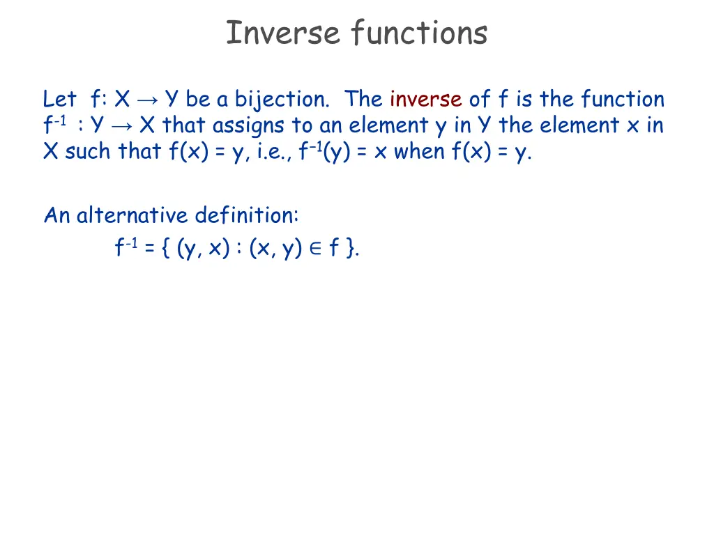 inverse functions 3