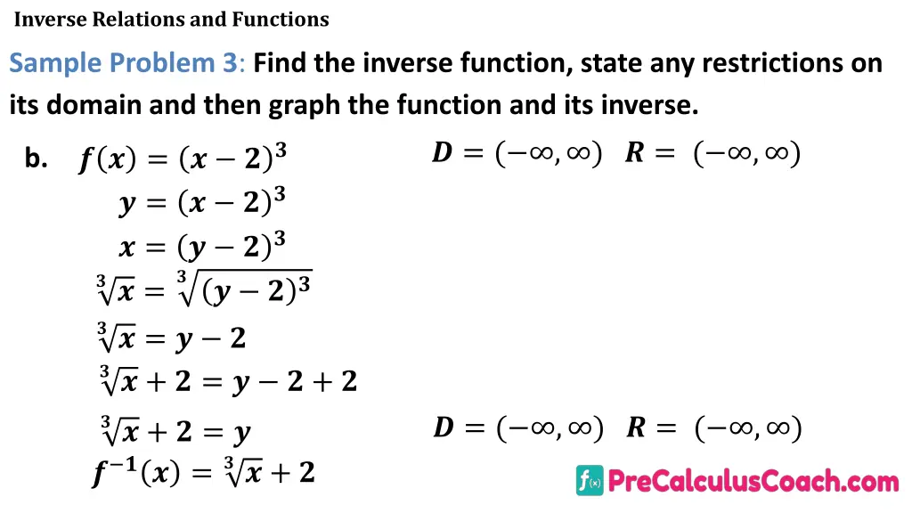 inverse relations and functions 17