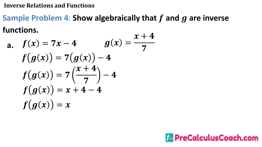 inverse relations and functions 24
