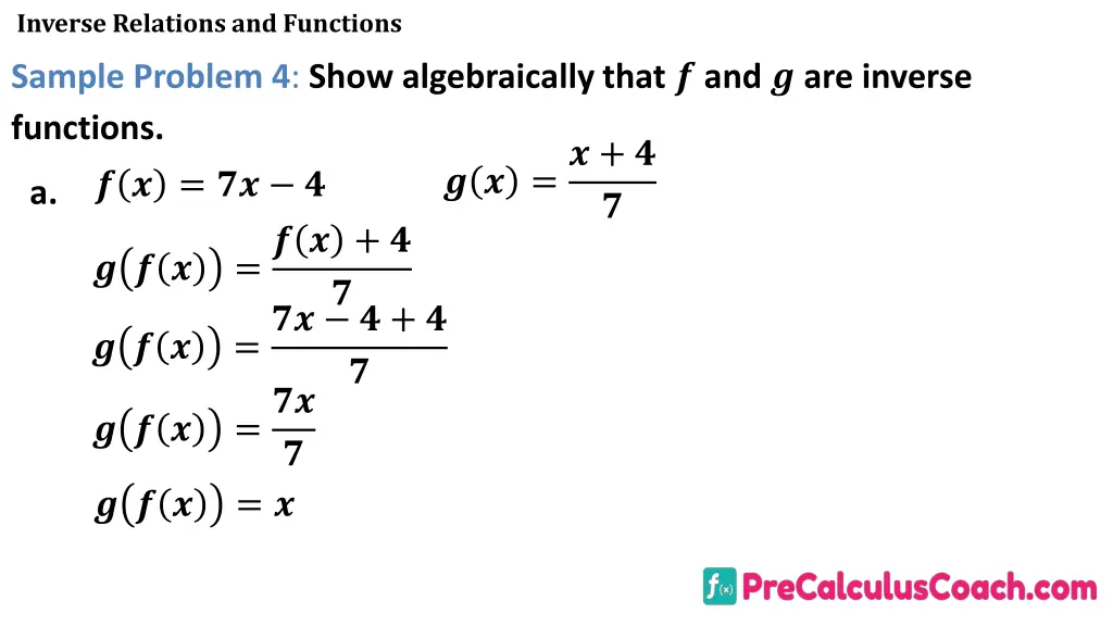 inverse relations and functions 25
