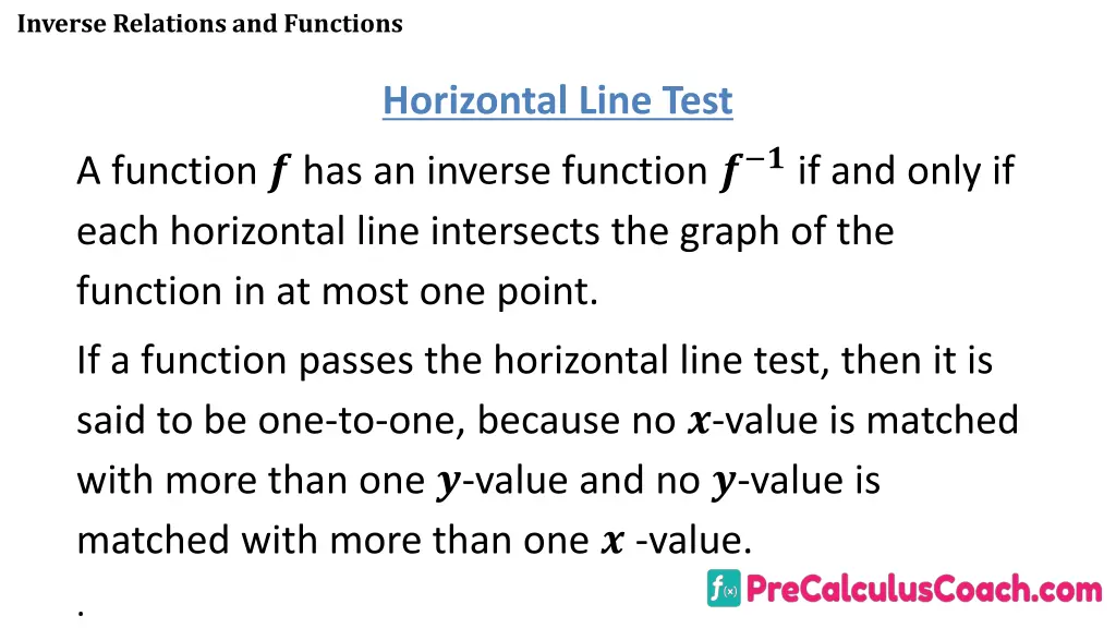 inverse relations and functions 8