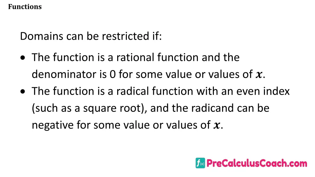 functions 14