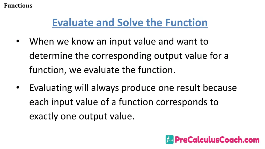 functions 9