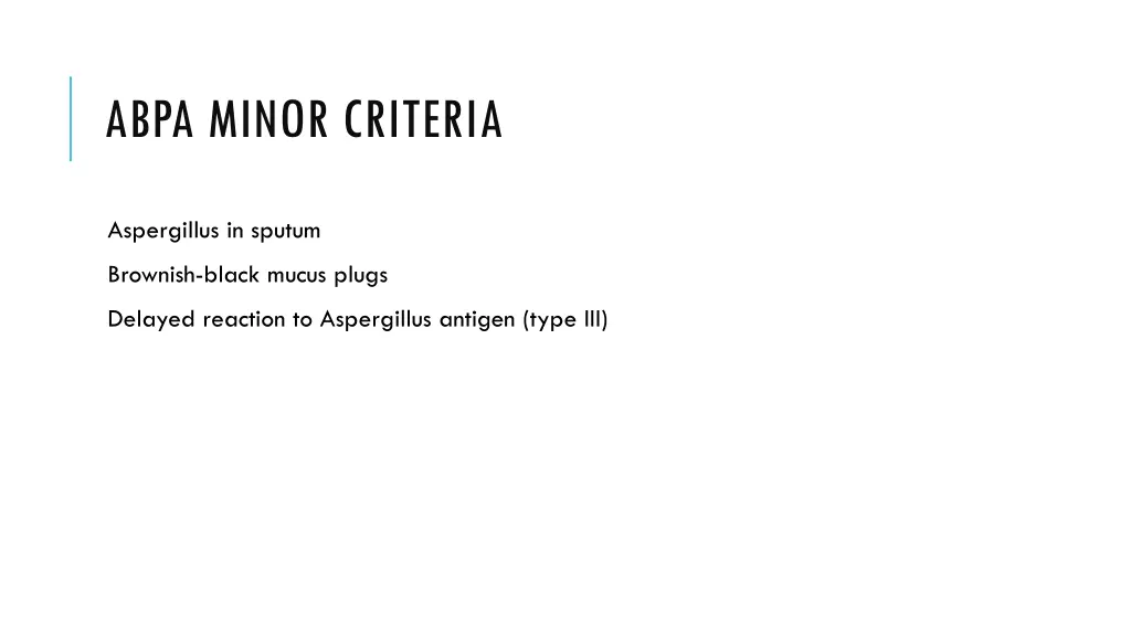 abpa minor criteria