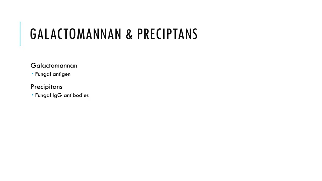 galactomannan preciptans