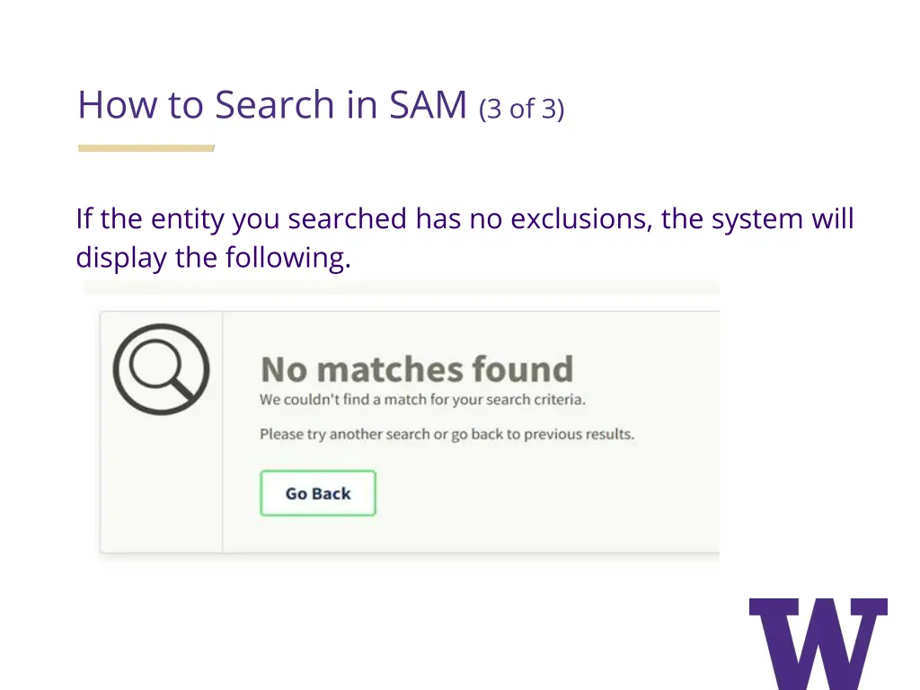 how to search in sam 3 of 3