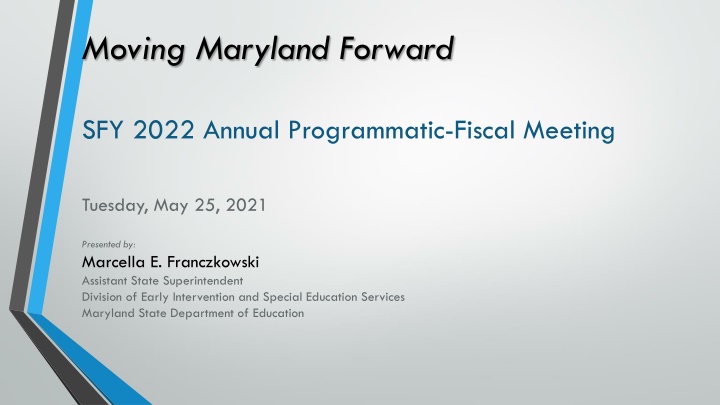 moving maryland forward