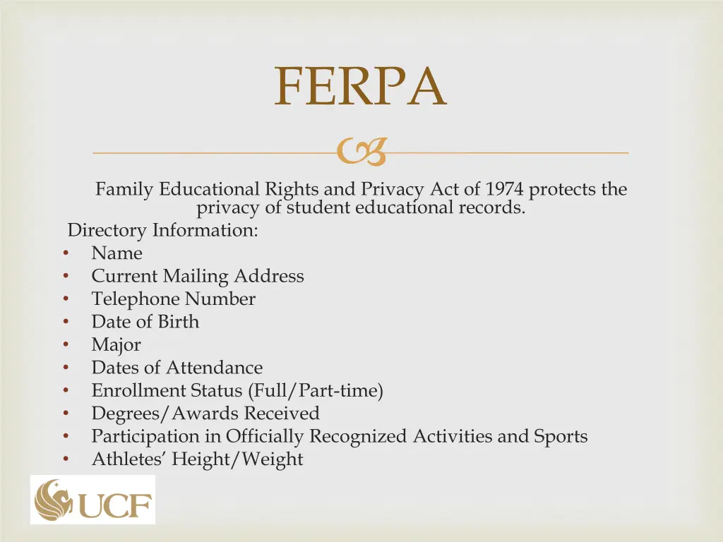 ferpa
