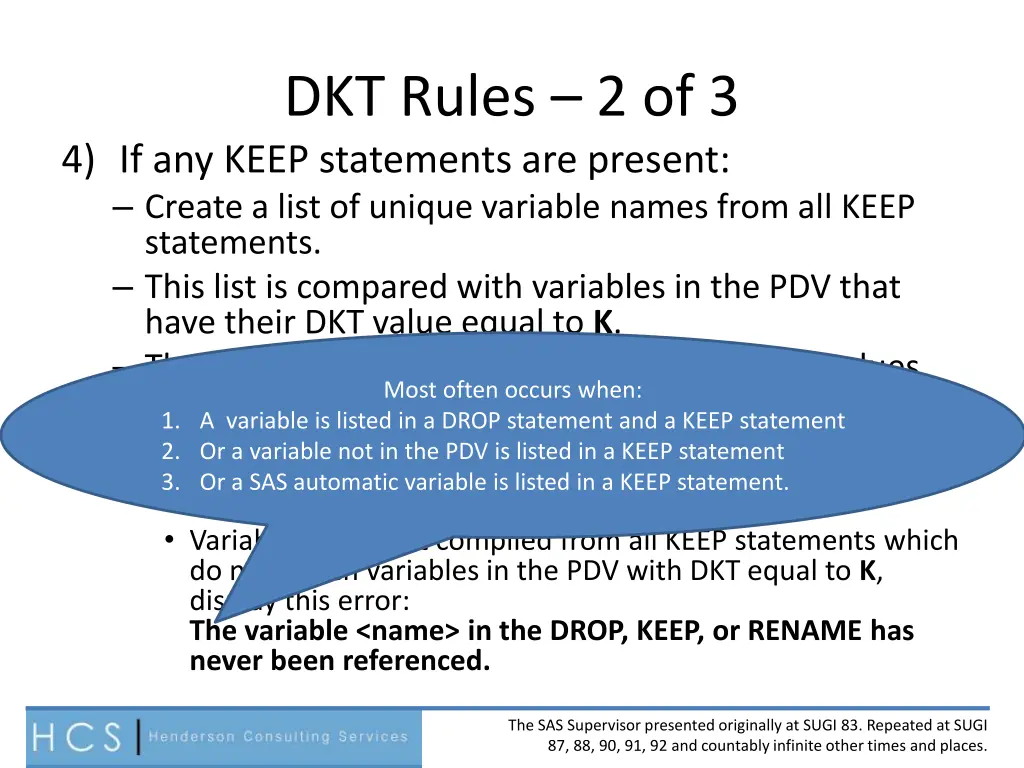 dkt rules 2 of 3 4 if any keep statements