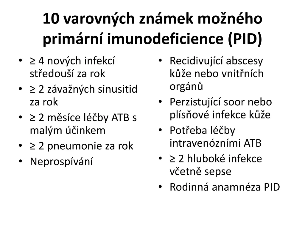 10 varovn ch zn mek mo n ho prim