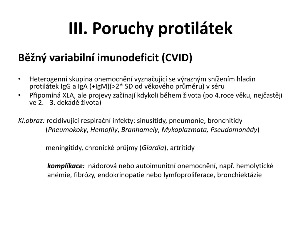 iii poruchy protil tek 1