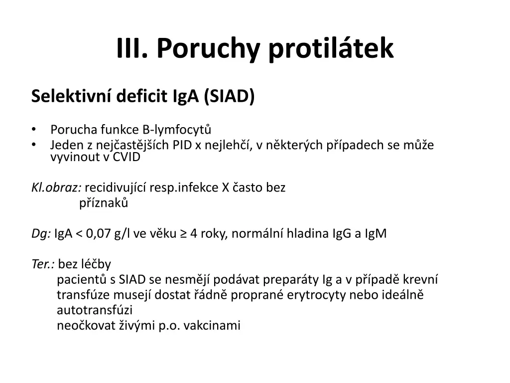 iii poruchy protil tek 4