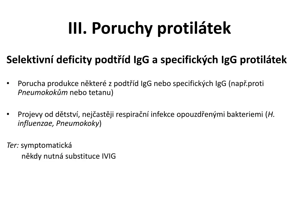 iii poruchy protil tek 5