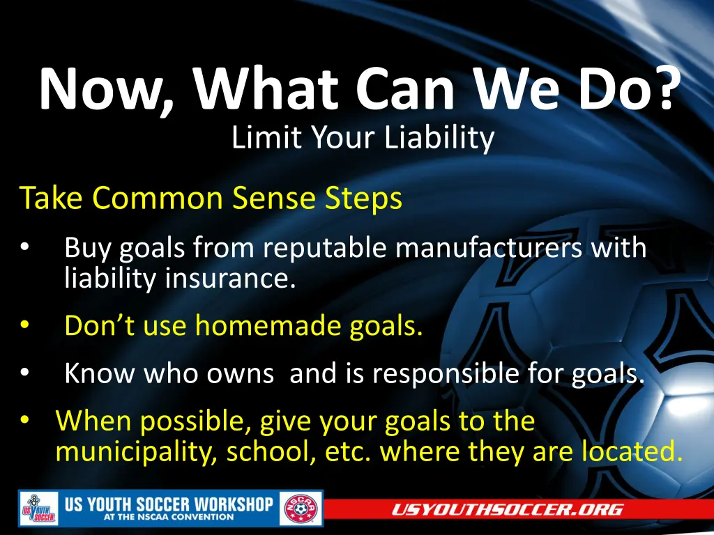 now what can we do limit your liability