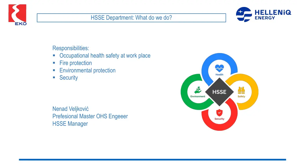 hsse department what do we do