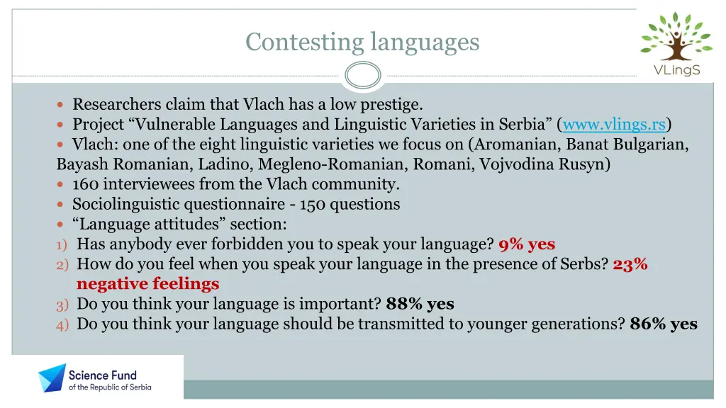 contesting languages