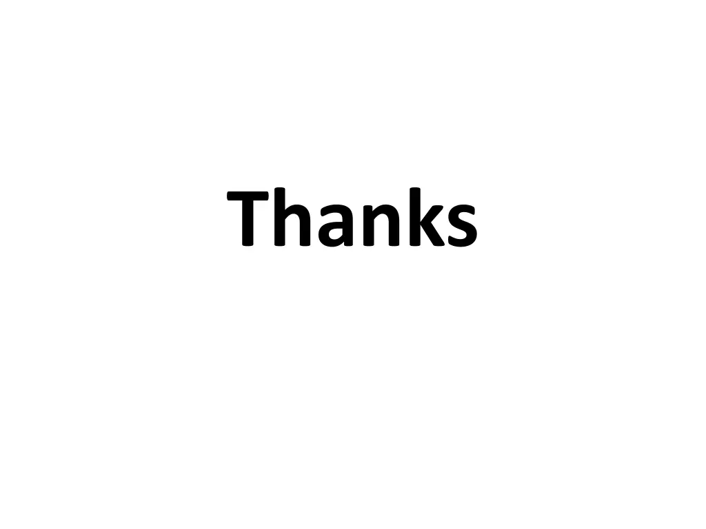 thanks