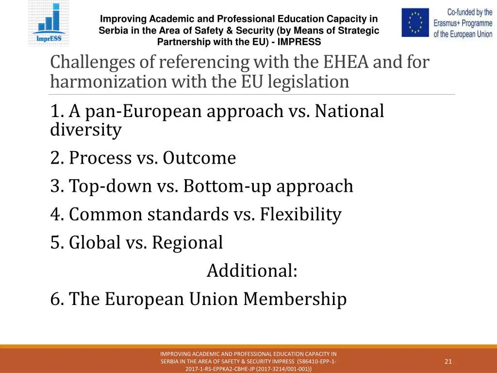 improving academic and professional education 19
