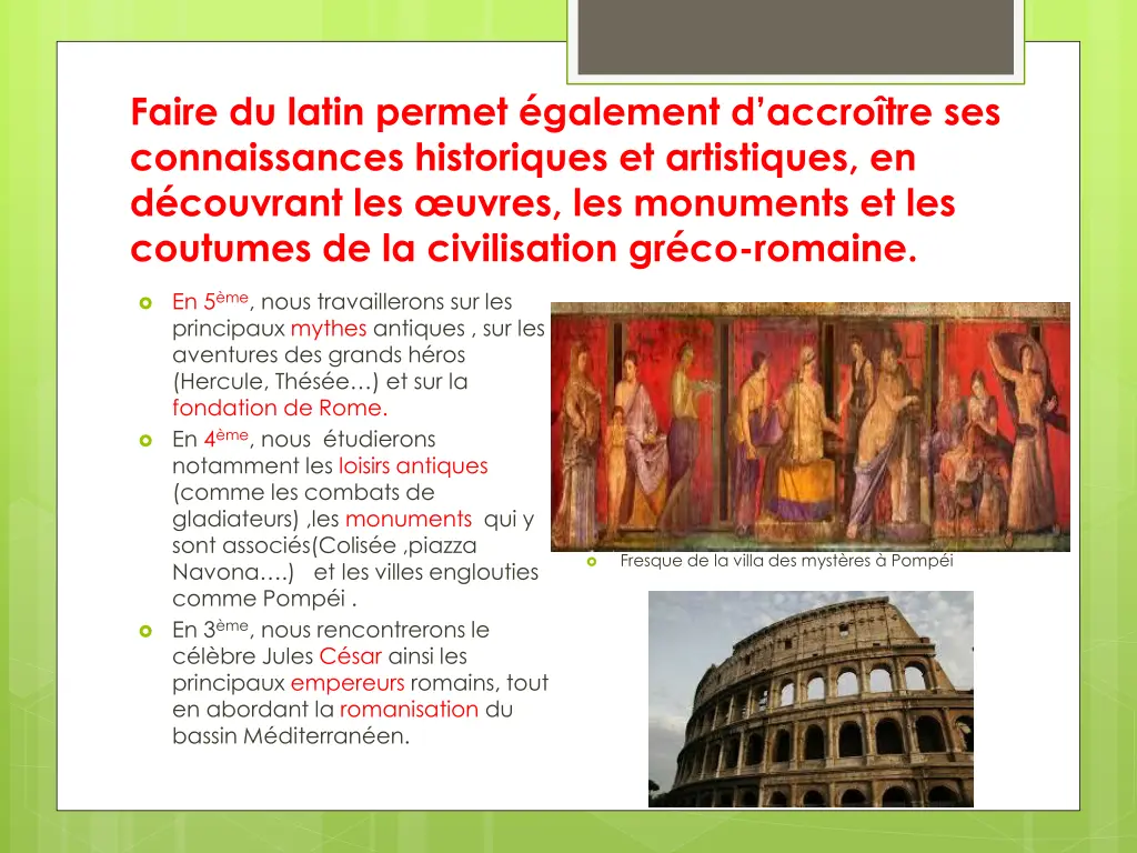 faire du latin permet galement d accro
